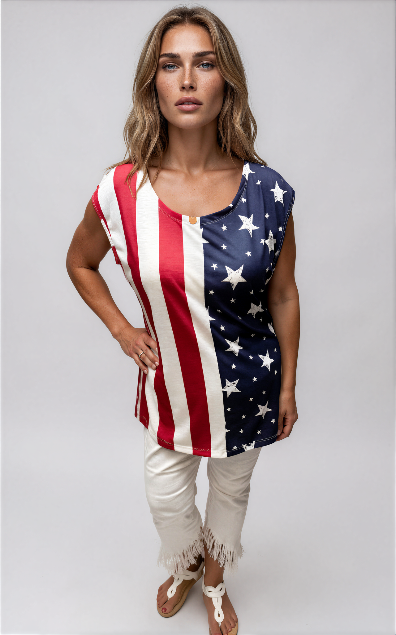 000- Atu Stars and Stripes Top