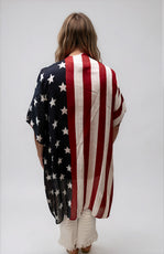000- Atu Stars and Stripes Shear Poncho