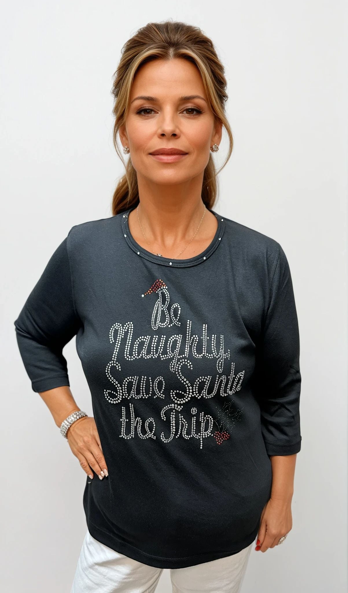 051- Marcel Fashions Naughty and Santa Trip Top