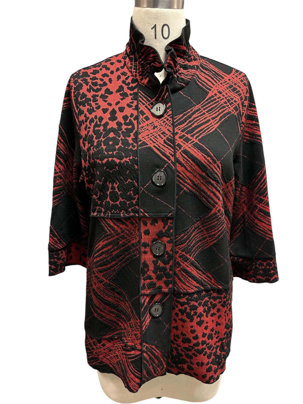008- Kamana Red Rock Patch Button Jacket
