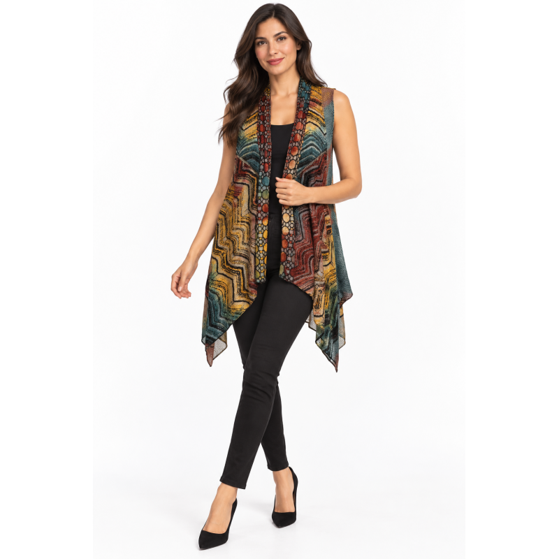 008- Kamana Fall Multi Color Vest