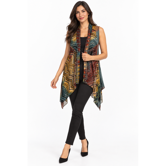 008- Kamana Fall Multi Color Vest