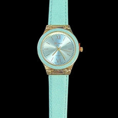 Watch- Mint Round Face Watch