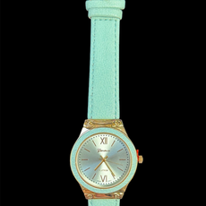 Watch- Mint Round Face Watch