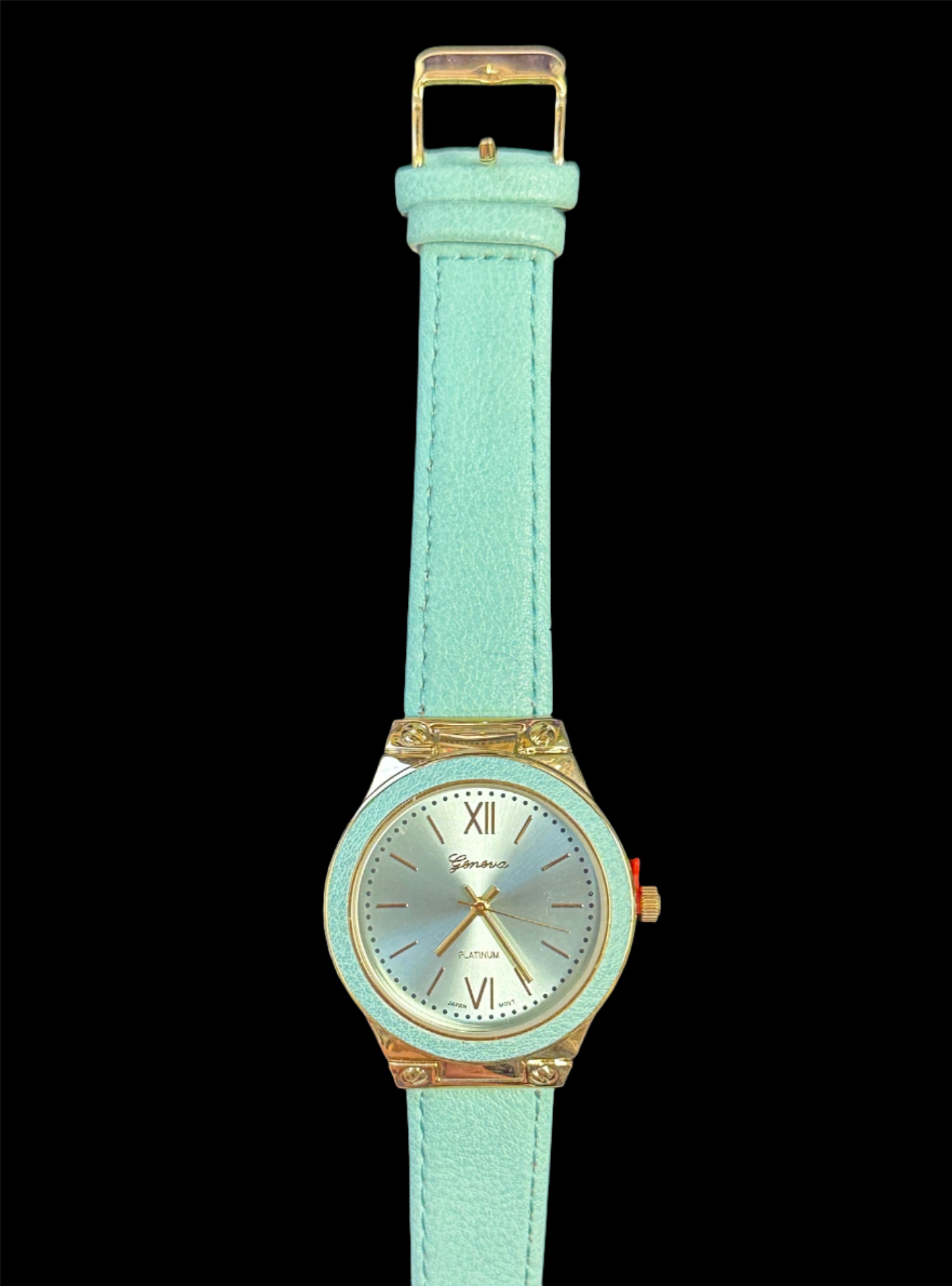 Watch- Mint Round Face Watch