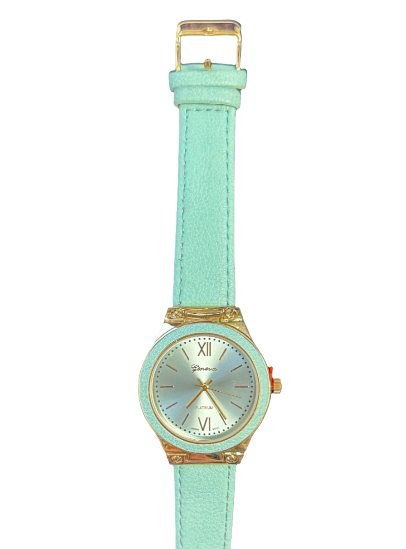 Watch- Mint Round Face Watch