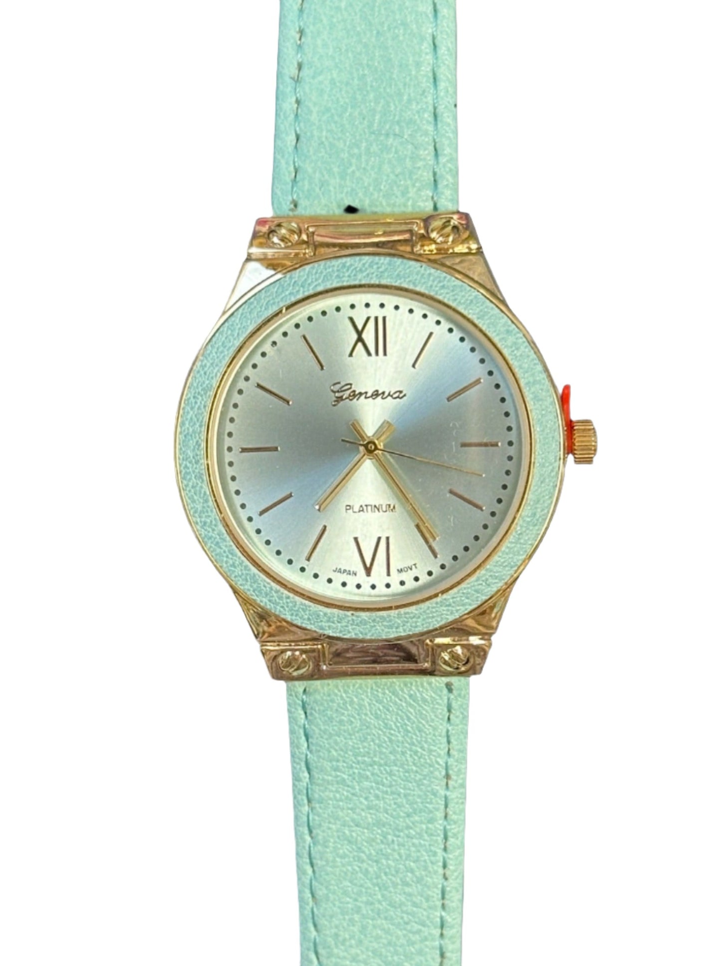 Watch- Mint Round Face Watch