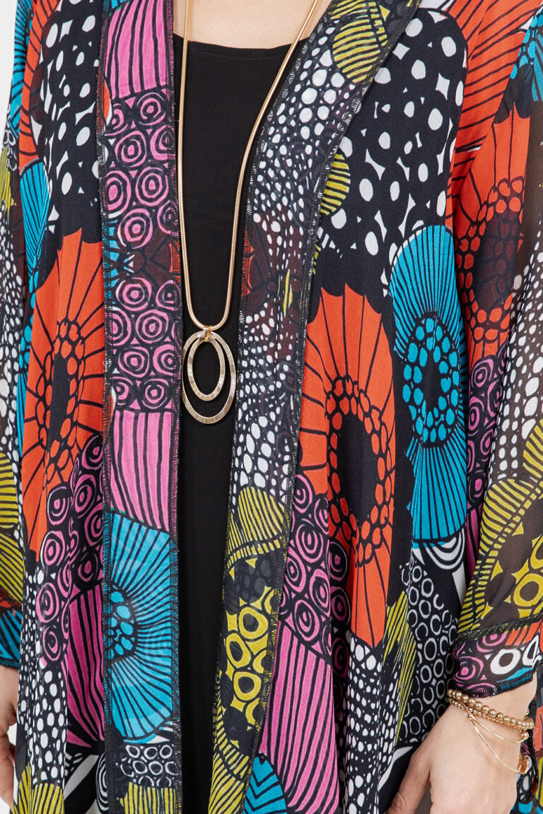 034- Sterling Styles Monarch Long Kimono