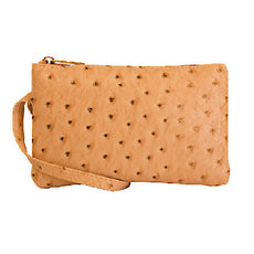 22 Tote Ostrich Wristlet
