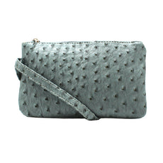 22 Tote Ostrich Wristlet
