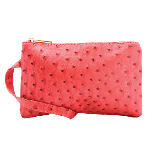 22 Tote Ostrich Wristlet