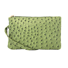 22 Tote Ostrich Wristlet
