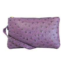 22 Tote Ostrich Wristlet