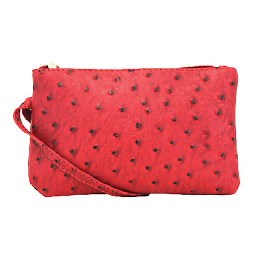 22 Tote Ostrich Wristlet