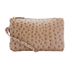22 Tote Ostrich Wristlet
