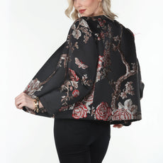 024- Arisa A Black and Red Rose Jacket