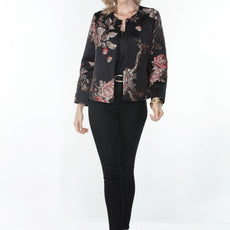 024- Arisa A Black and Red Rose Jacket