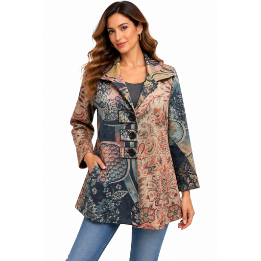 008- Kamana Muti Color Fall Suede Jacket