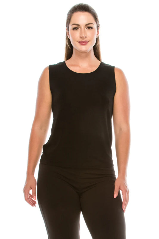 000- Atu 3 Sleeveless Tank- Black