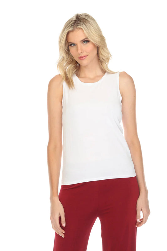 000- Atu 3 Sleeveless Tank- White