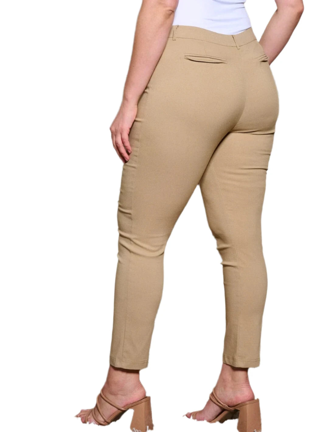 012- W Fashion Trends Taupe Skinny Pant