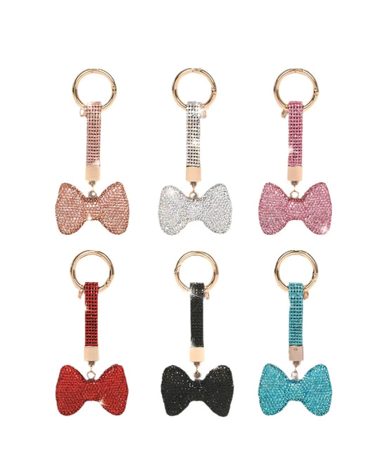 050- Brangio Crystal Bow Keychain