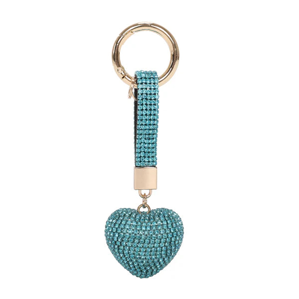 050- Brangio Crystal Heart Keychain