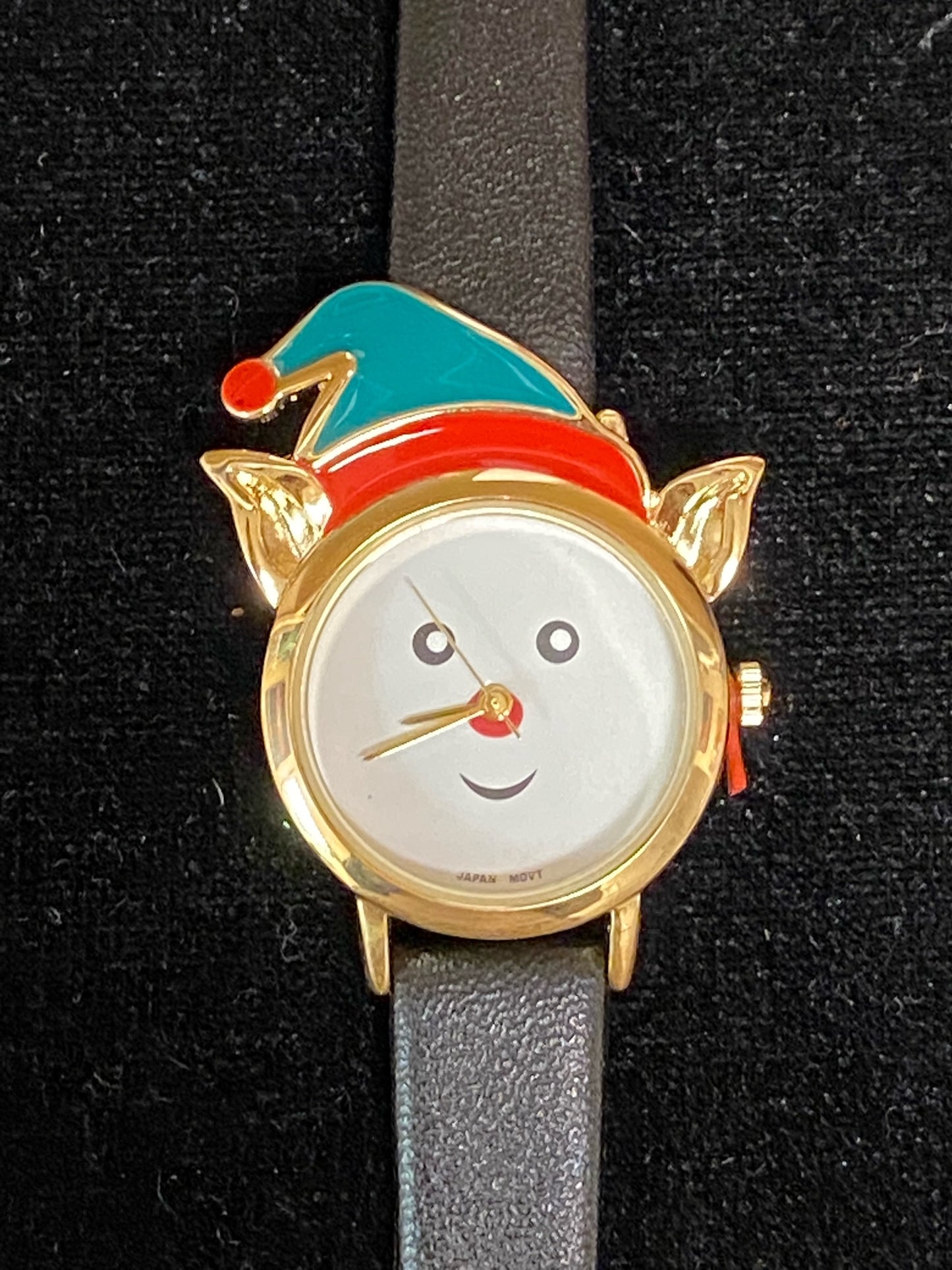 Watch- Elf Face with Black Band