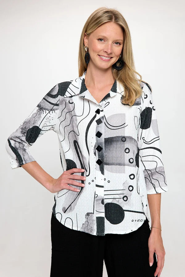 025- ET Lois Black and Grey Jacket