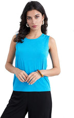 019- Jostar Sleeveless Tank- Turquoise