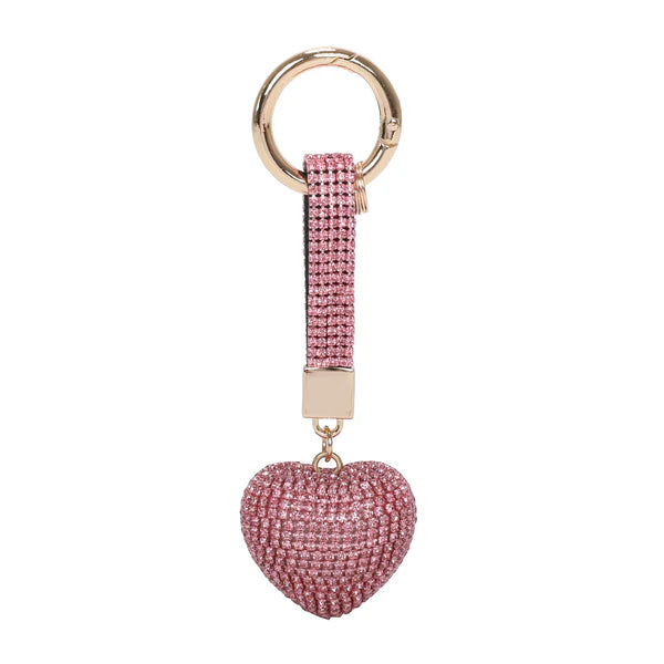 050- Brangio Crystal Heart Keychain