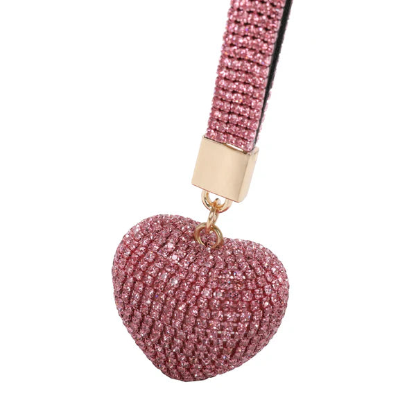 050- Brangio Crystal Heart Keychain