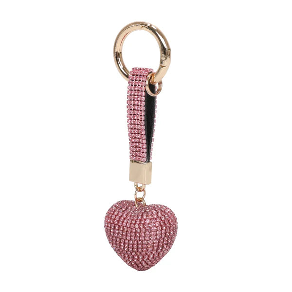 050- Brangio Crystal Heart Keychain