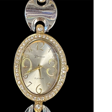 Watch- Puffed Link Oval Watch