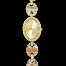 Watch- Puffed Link Oval Watch