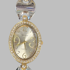 Watch- Puffed Link Oval Watch