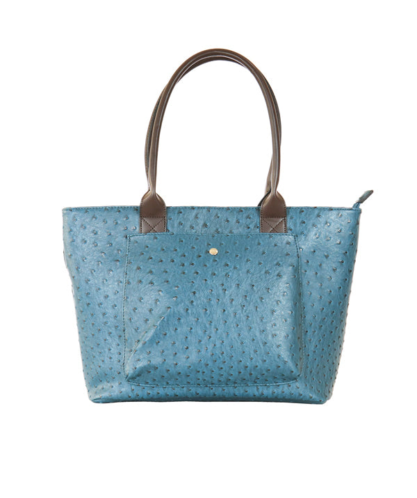 22 top tote ostrich