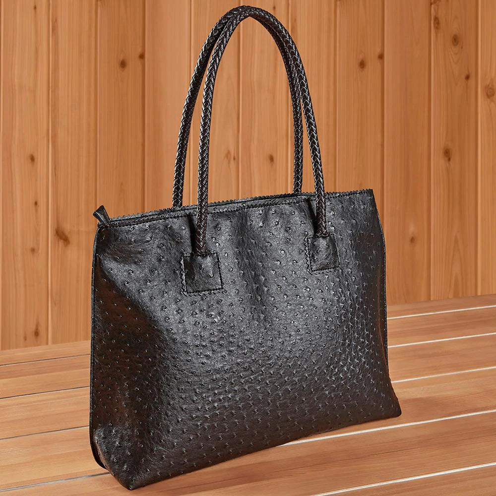 22 Tote- Leather Zip Tote