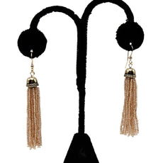 E021- Copper Tassel Drops