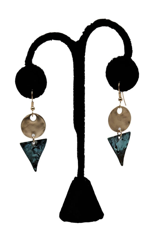 E008- Matte Gold with Patina