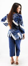 016- Gitane Denim Blue 2 Button Capri