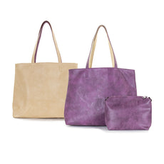22 Tote Reversible Bag with Pouch