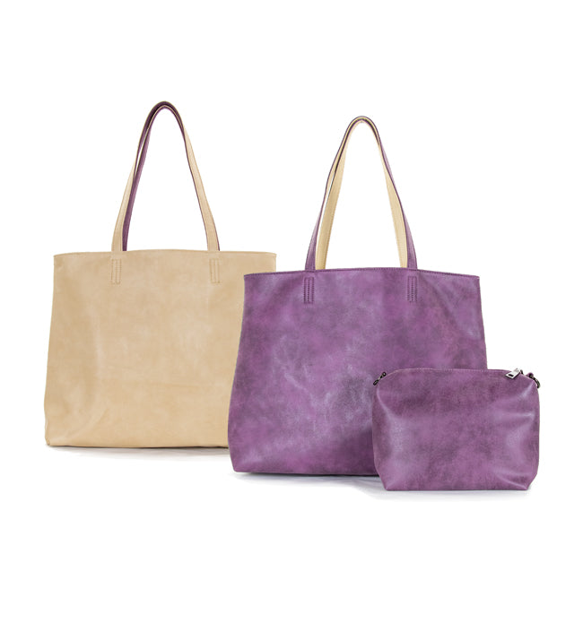 22 Tote Reversible Bag with Pouch