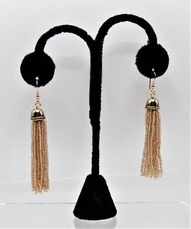 E021- Copper Tassel Drops