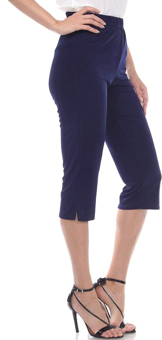019- Jostar Navy Stretch Capri